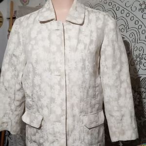 Liz Claiborne daisy blazer  jacket sz Large .EUC.